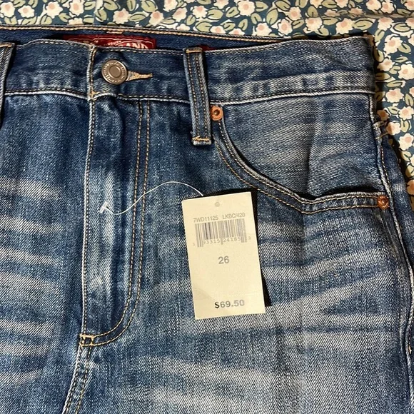 NWT Lucky Brand High Waist Denim Mini Skirt 26 - Picture 9 of 9
